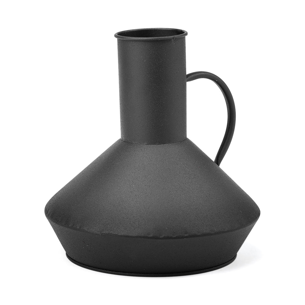 Mercana - Emily I 8L x 8W Black Metal Decorative Jug