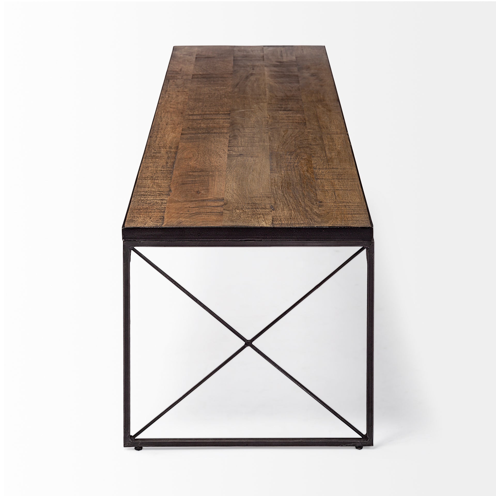 Mercana - Trestman Bench in Brown, Solid Wood