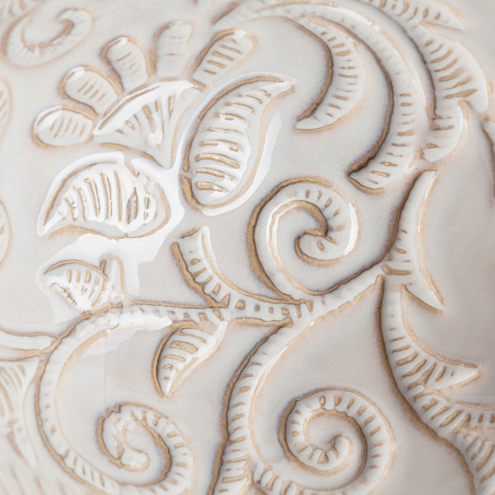 Mercana - Jadiza Vase in White, Ceramic