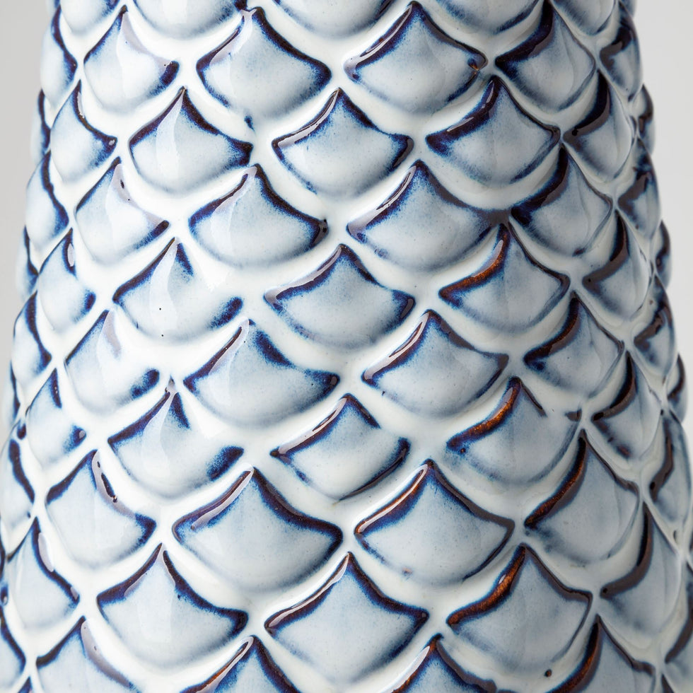 Mercana - Troi Vase in Blue, Ceramic