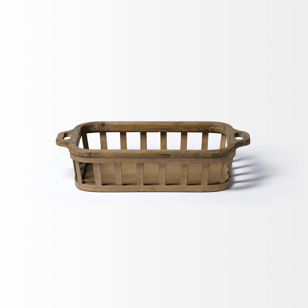Mercana - Louis Tray in Brown, Solid + Manufactured Wood