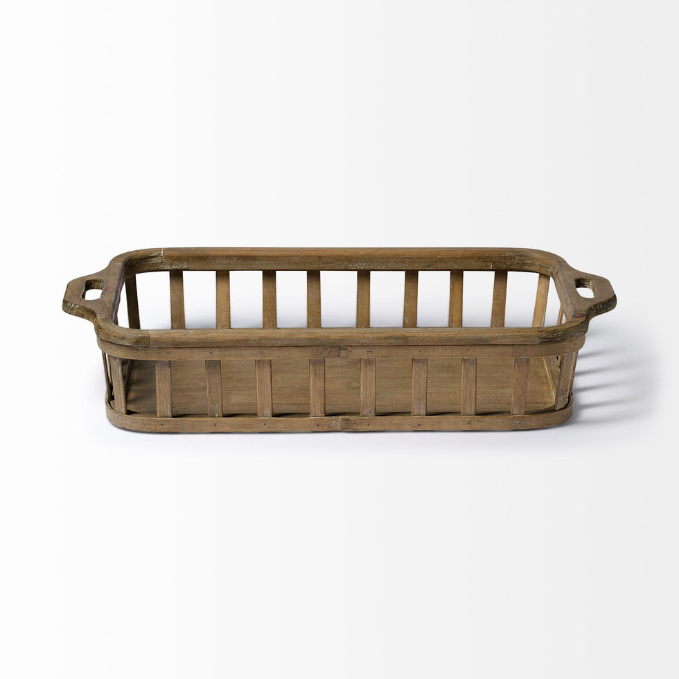 Mercana - Louis Tray in Brown, Solid + Manufactured Wood