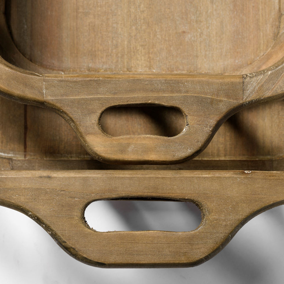 Mercana - Louis Tray in Brown, Solid + Manufactured Wood