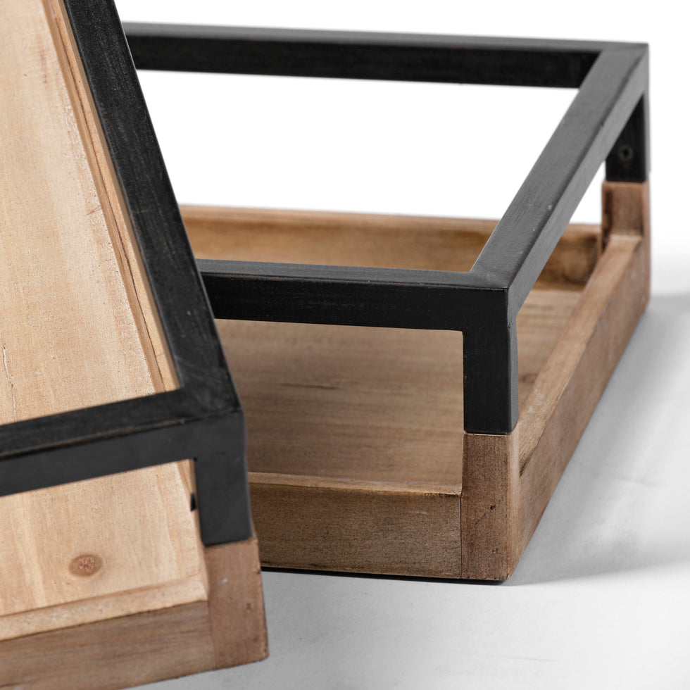Mercana - Ross Tray in Brown, Solid Wood