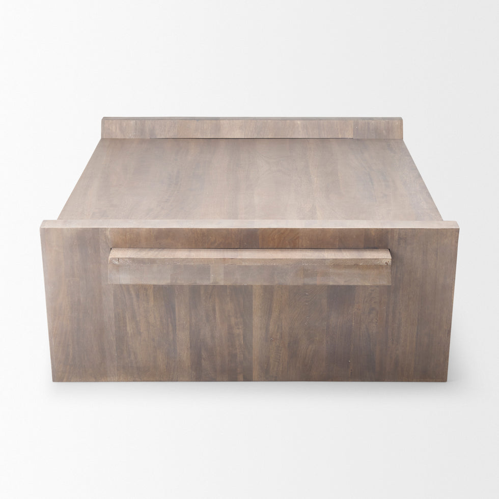 Mercana - Elaine Coffee Table in Brown, Solid Wood