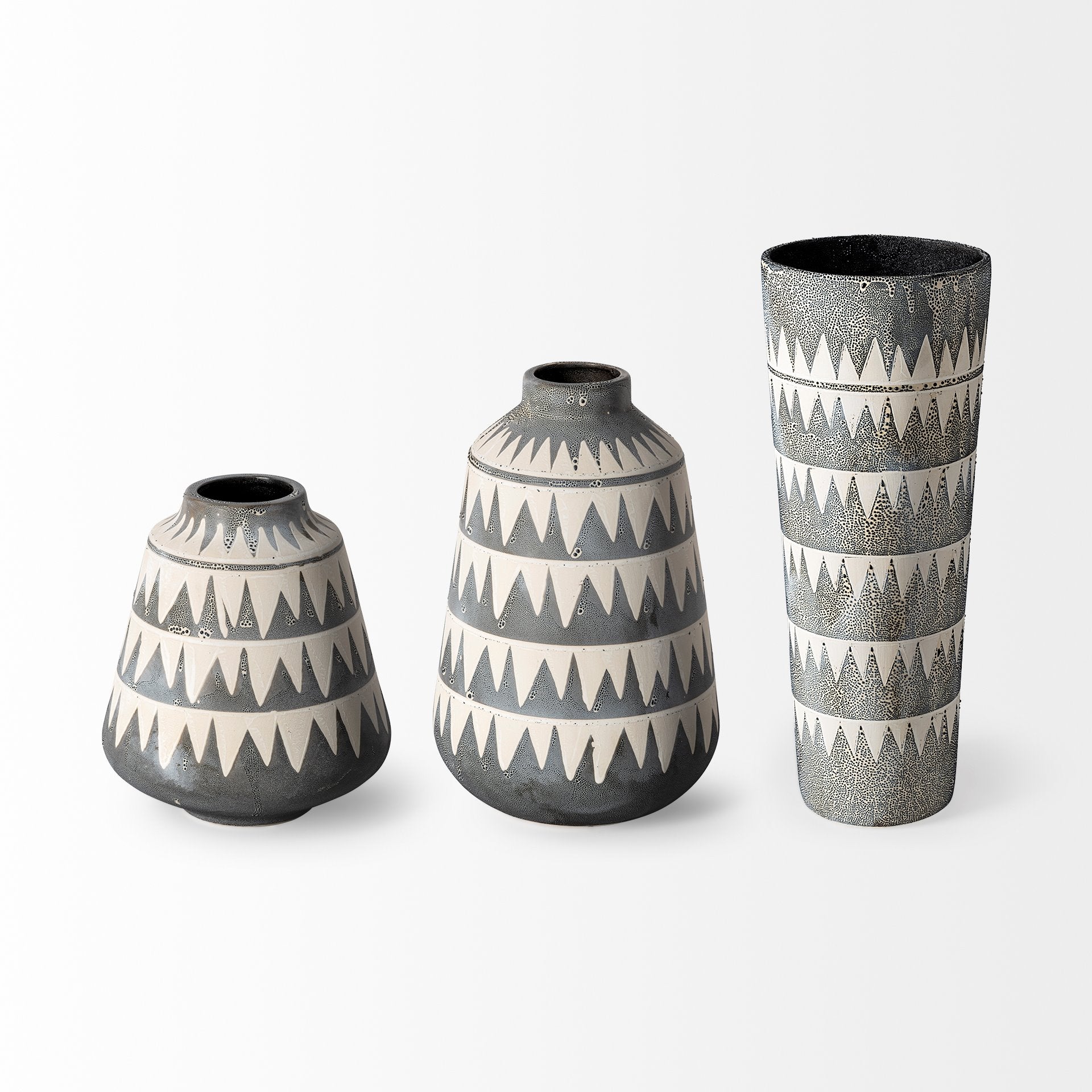 Mercana - Delaney Vase in Gray, Ceramic