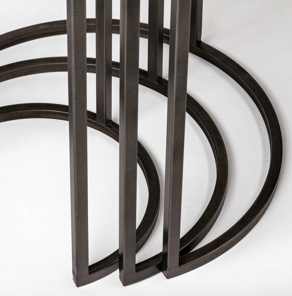 Mercana - Glover Accent Table in Brown, Solid Wood
