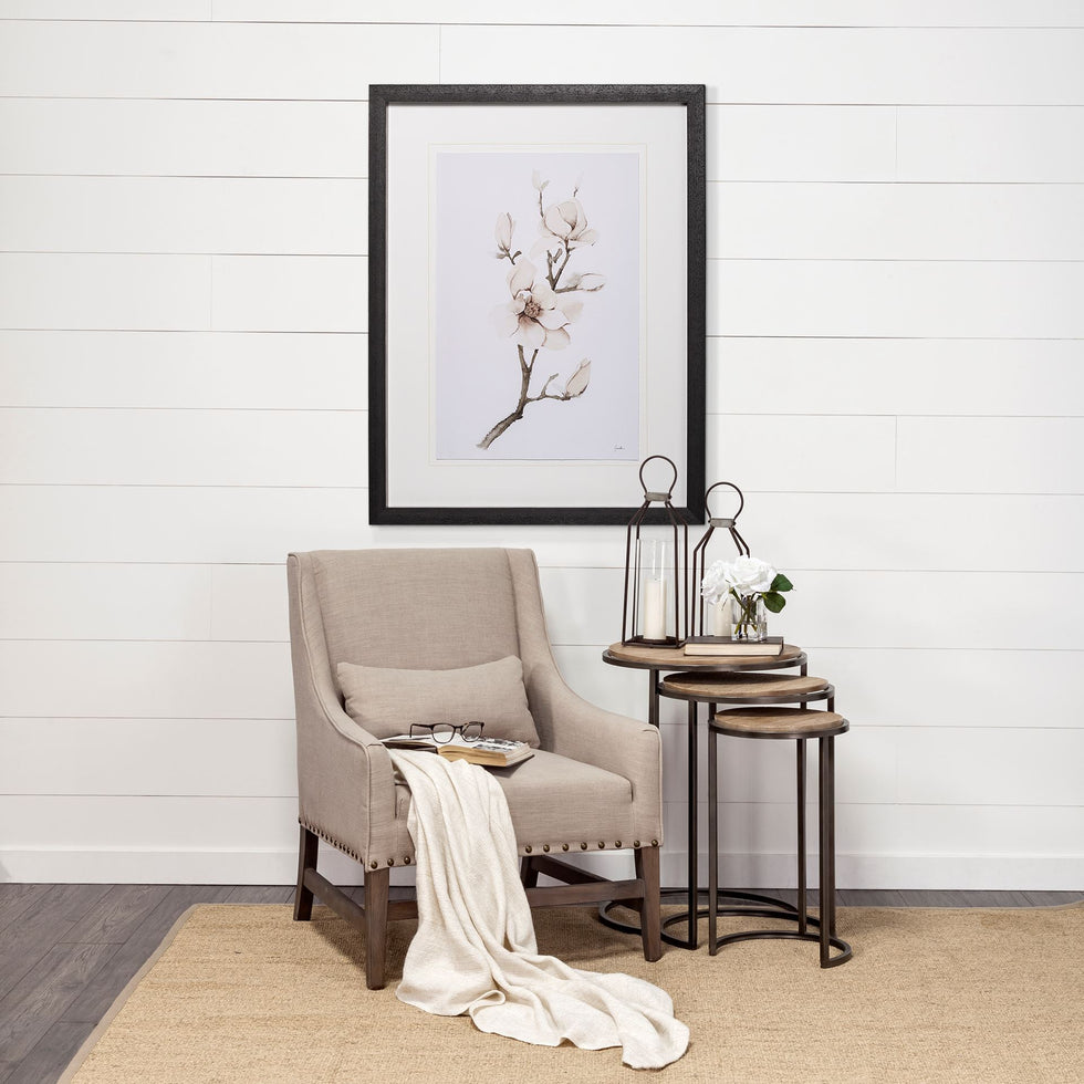 Mercana - Glover Accent Table in Brown, Solid Wood