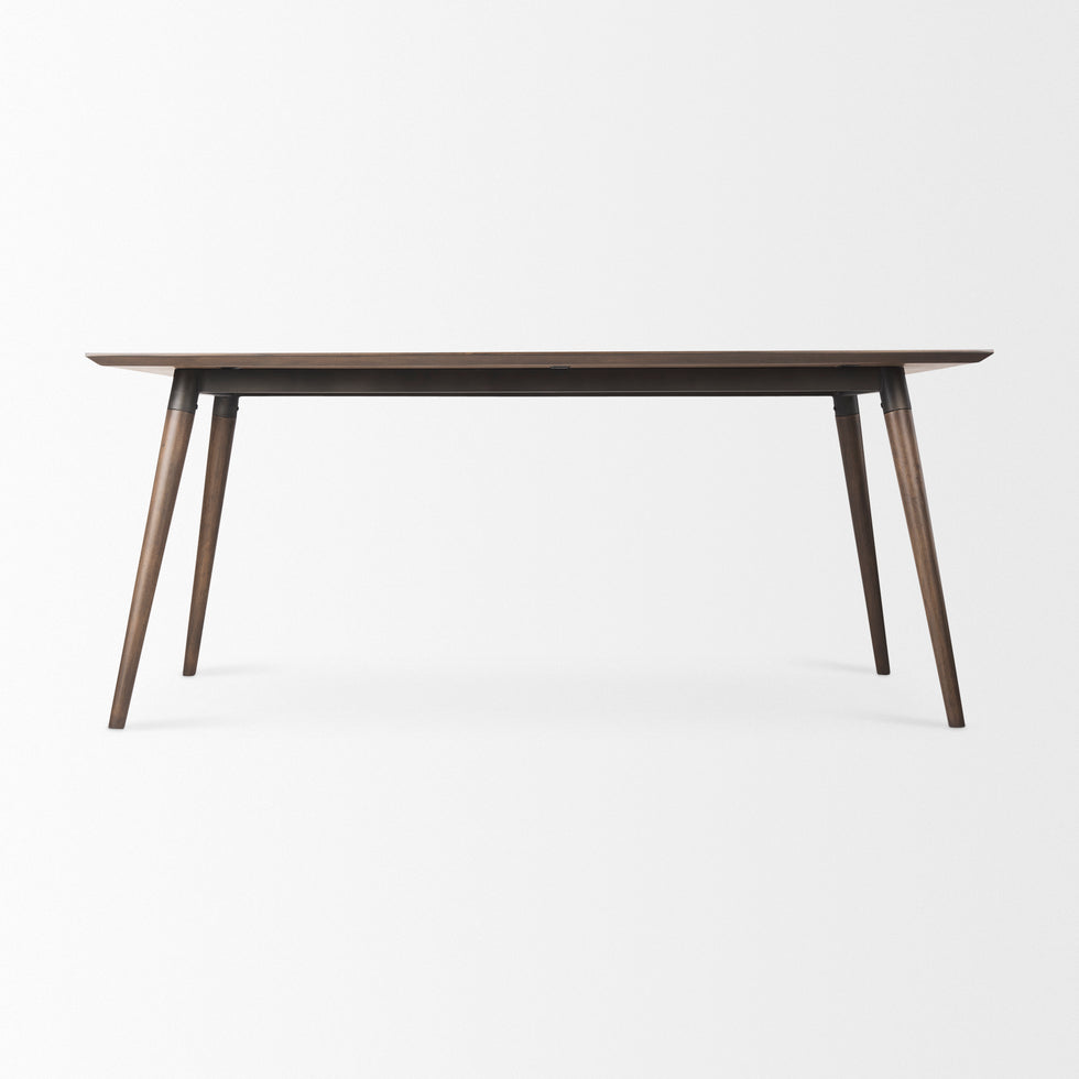Mercana - Nicholas Dining Table in Brown, Solid Wood