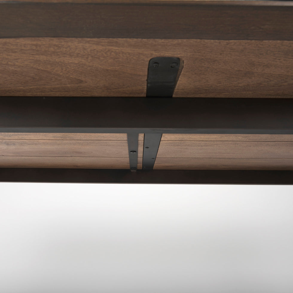 Mercana - Nicholas Dining Table in Brown, Solid Wood