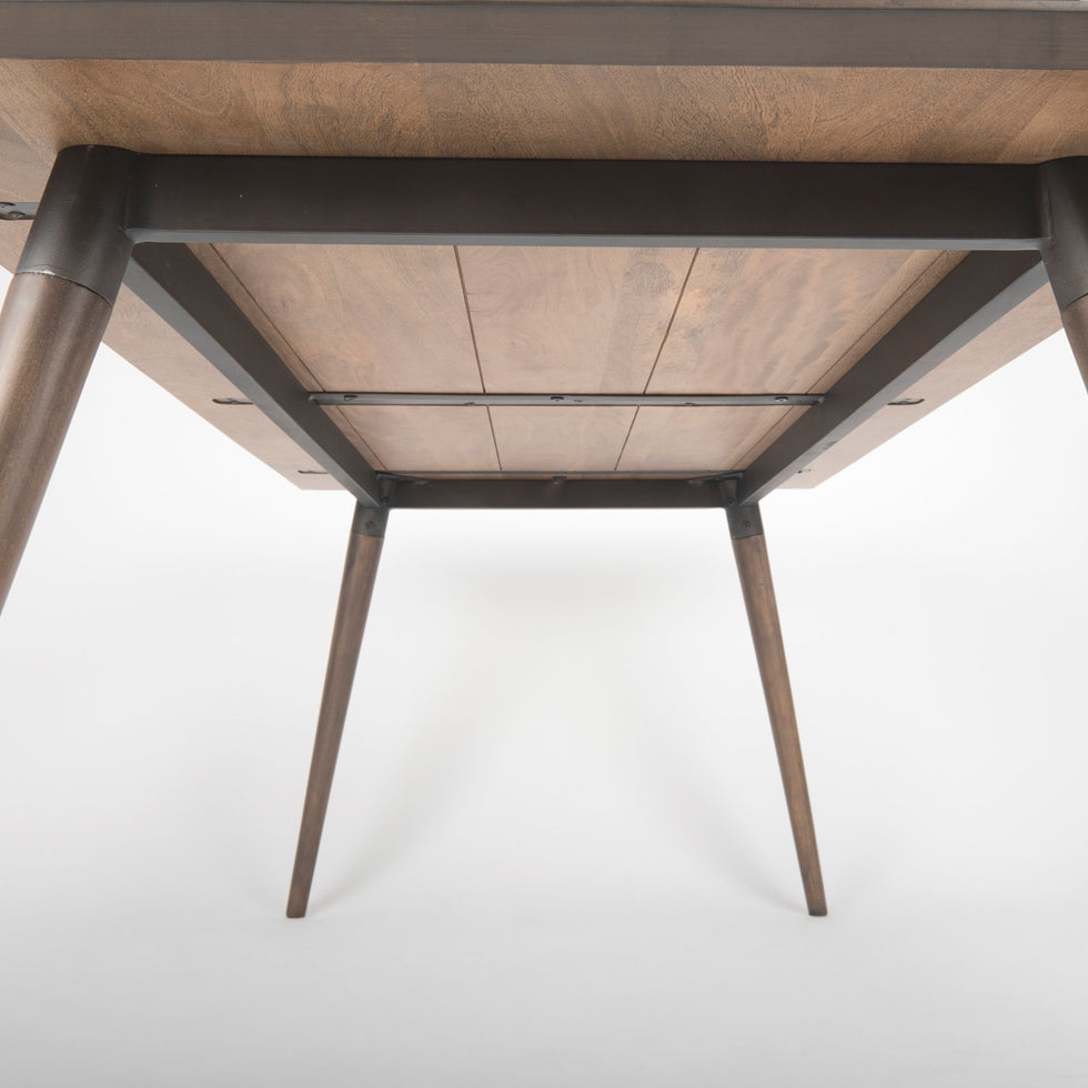 Mercana - Nicholas Dining Table in Brown, Solid Wood