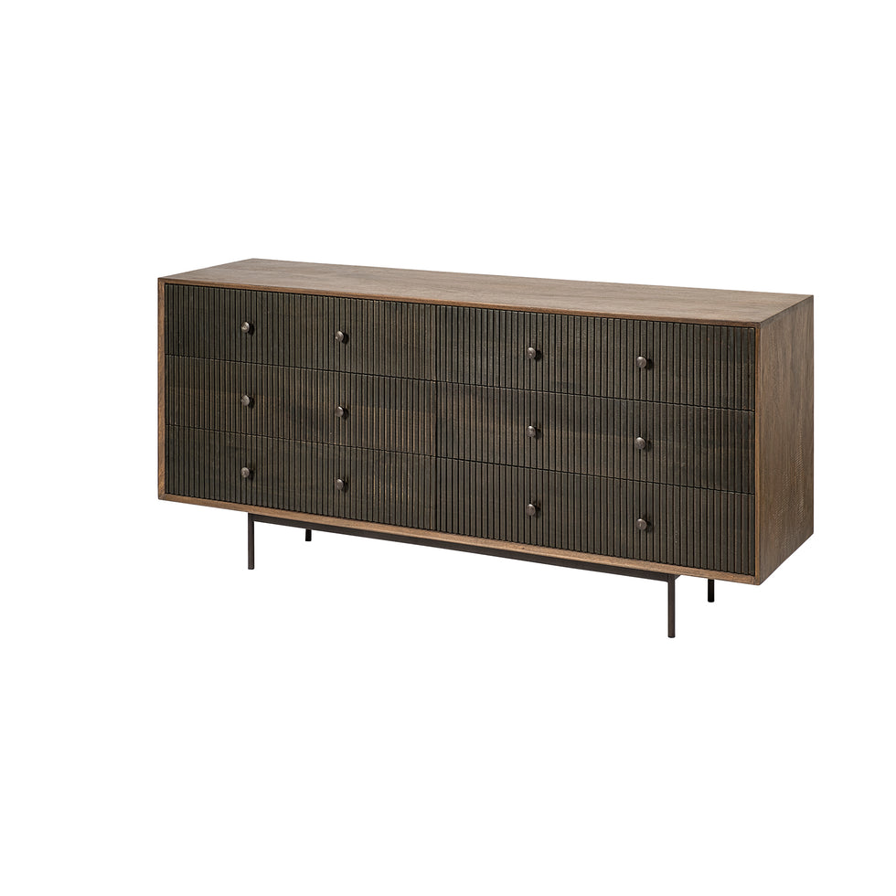 Mercana - Grace Sideboard in Brown, Solid Wood