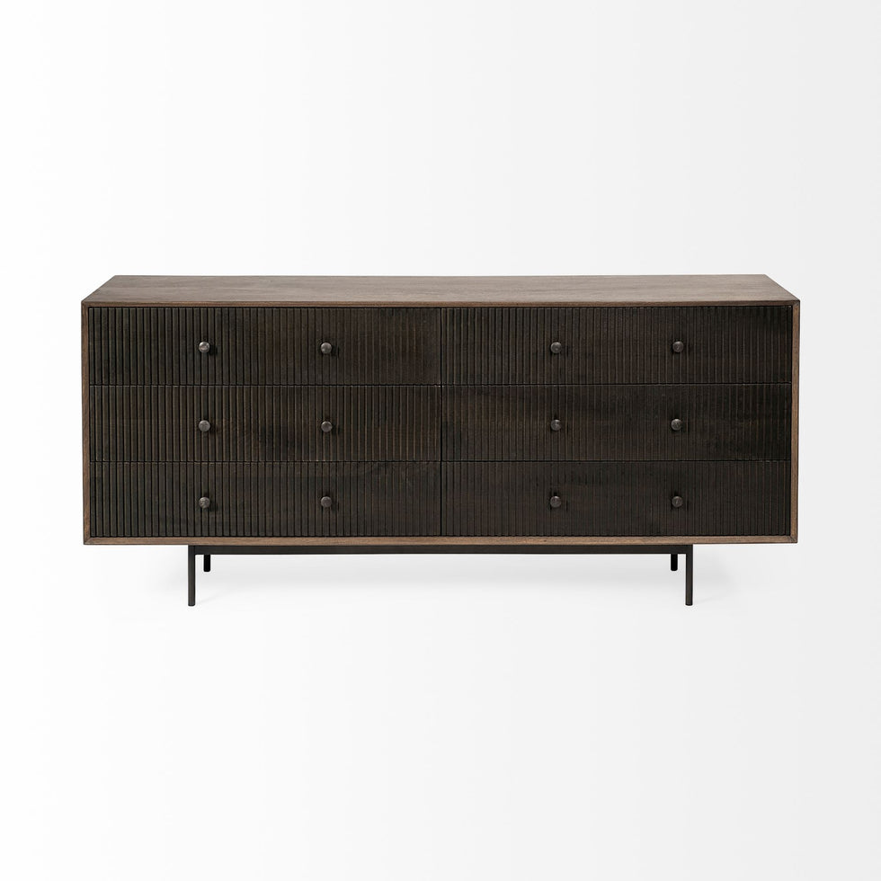Mercana - Grace Sideboard in Brown, Solid Wood