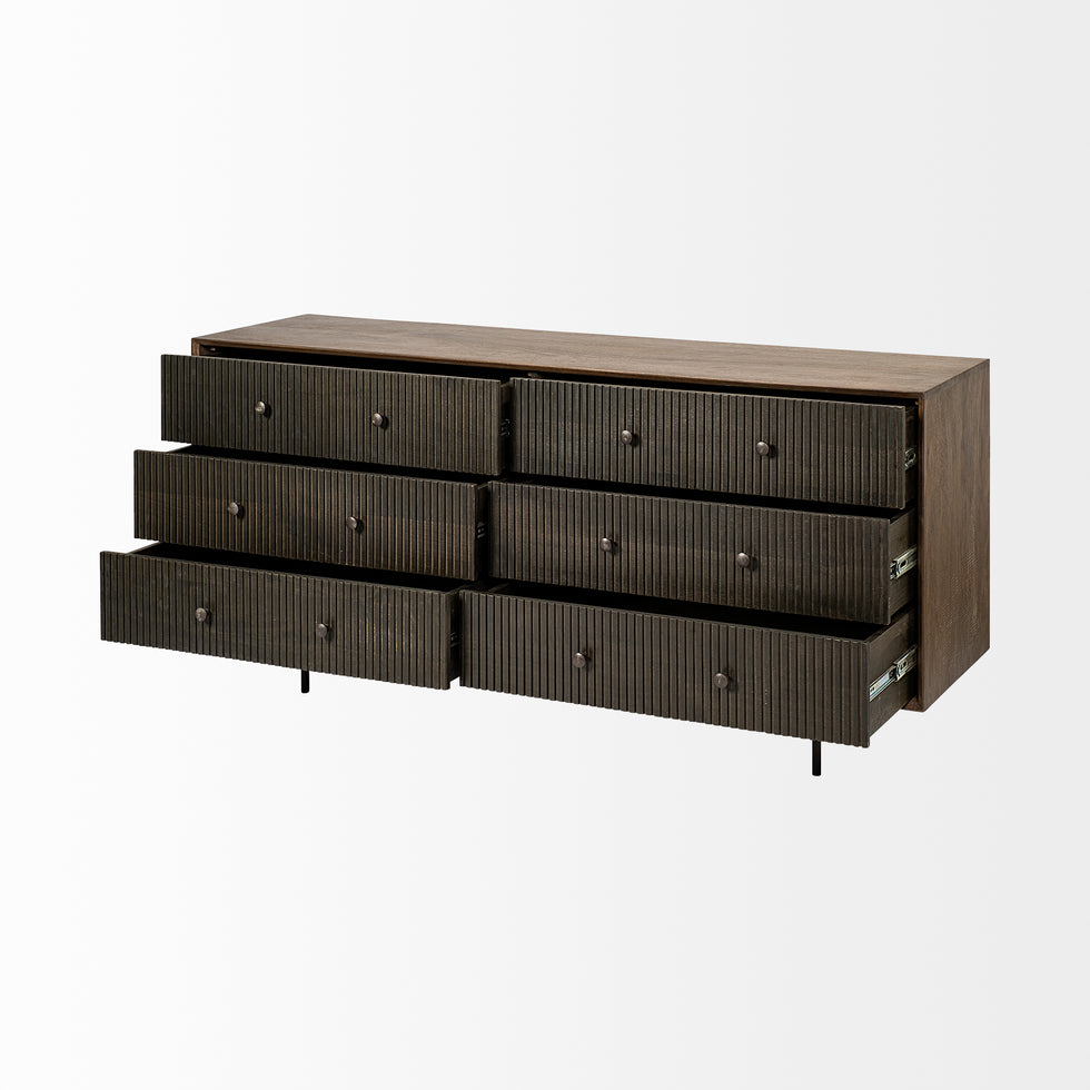 Mercana - Grace Sideboard in Brown, Solid Wood