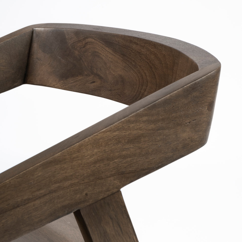 Mercana - Nicholas Dining Chair in Brown, Solid Wood