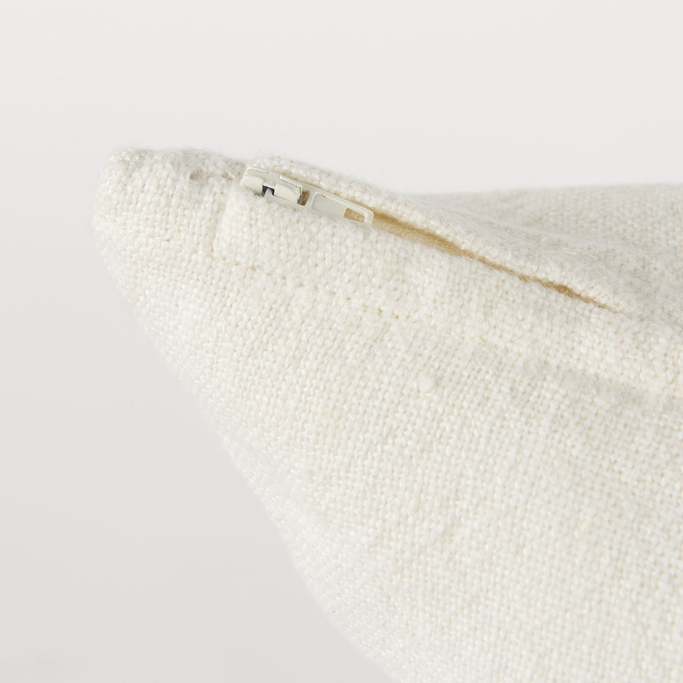 Mercana - Patrice Pillow in Cream, Cotton Blend