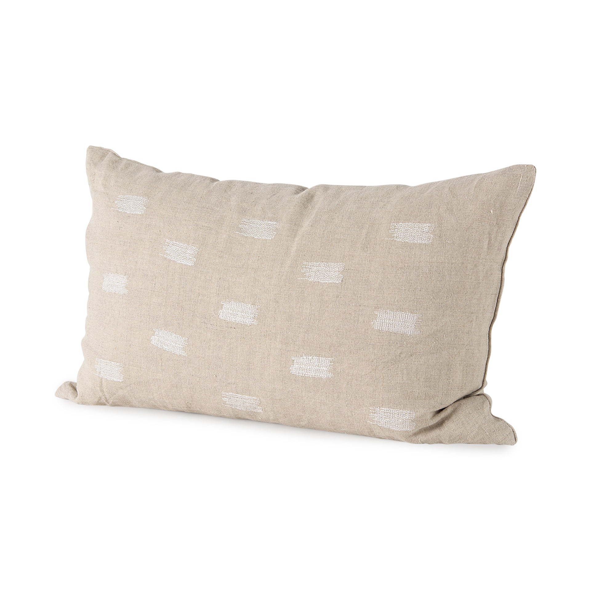 Mercana - Lacey Pillow in White, Fabric