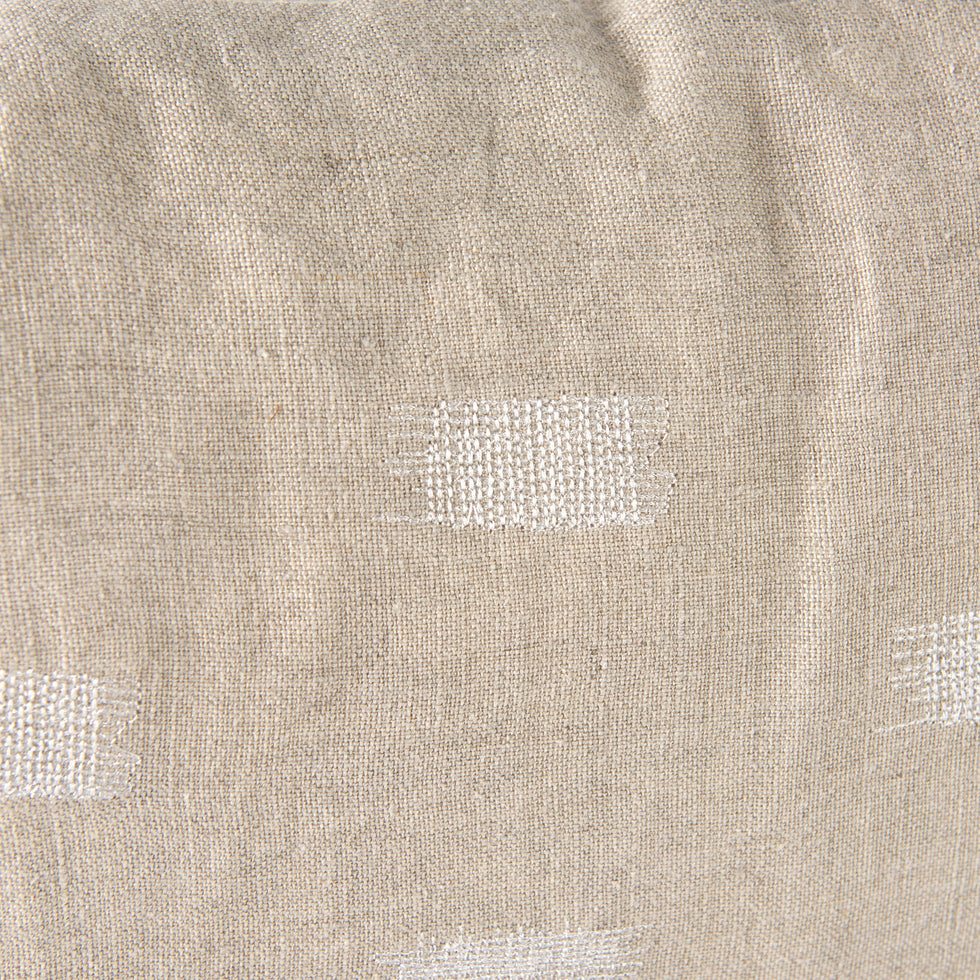 Mercana - Lacey Pillow in White, Fabric