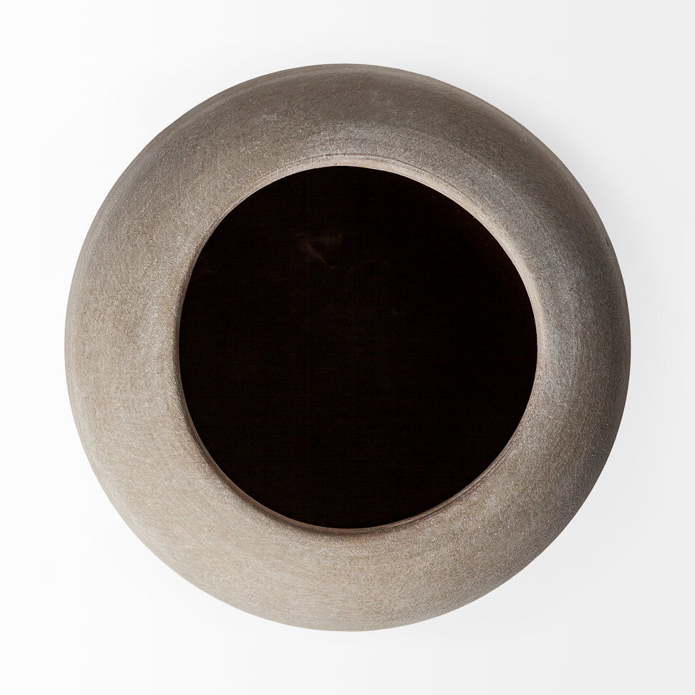 Mercana - Cove Vase in Brown/Gray/White, Ceramic