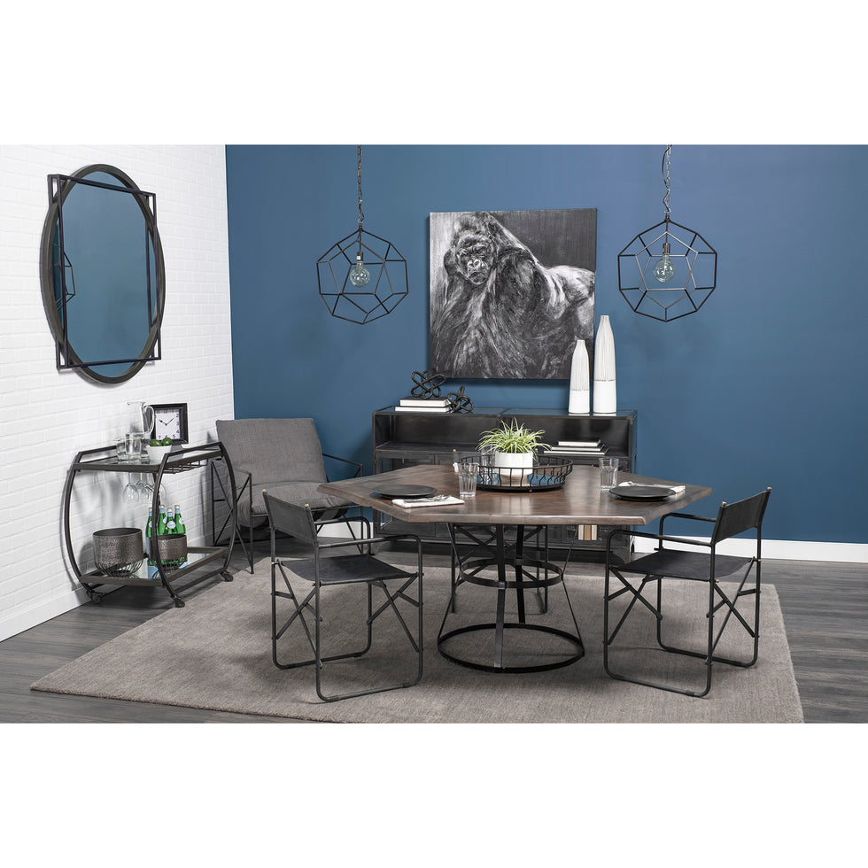 Mercana - Helena Tray in Black, Metal