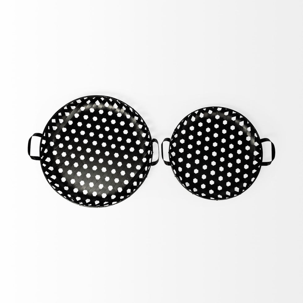 Mercana - Lito Tray in Black, Stainless Steel