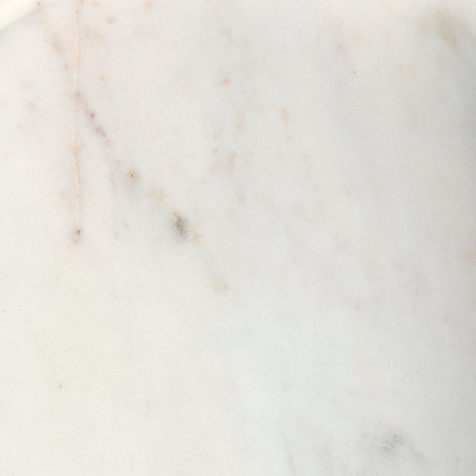 Mercana - Stella Accent Table in White, Marble