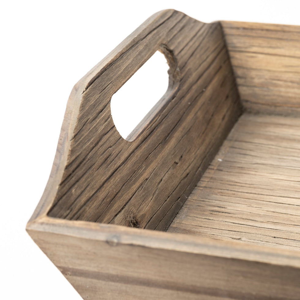 Mercana - Tawny Tray in Brown, Solid Wood