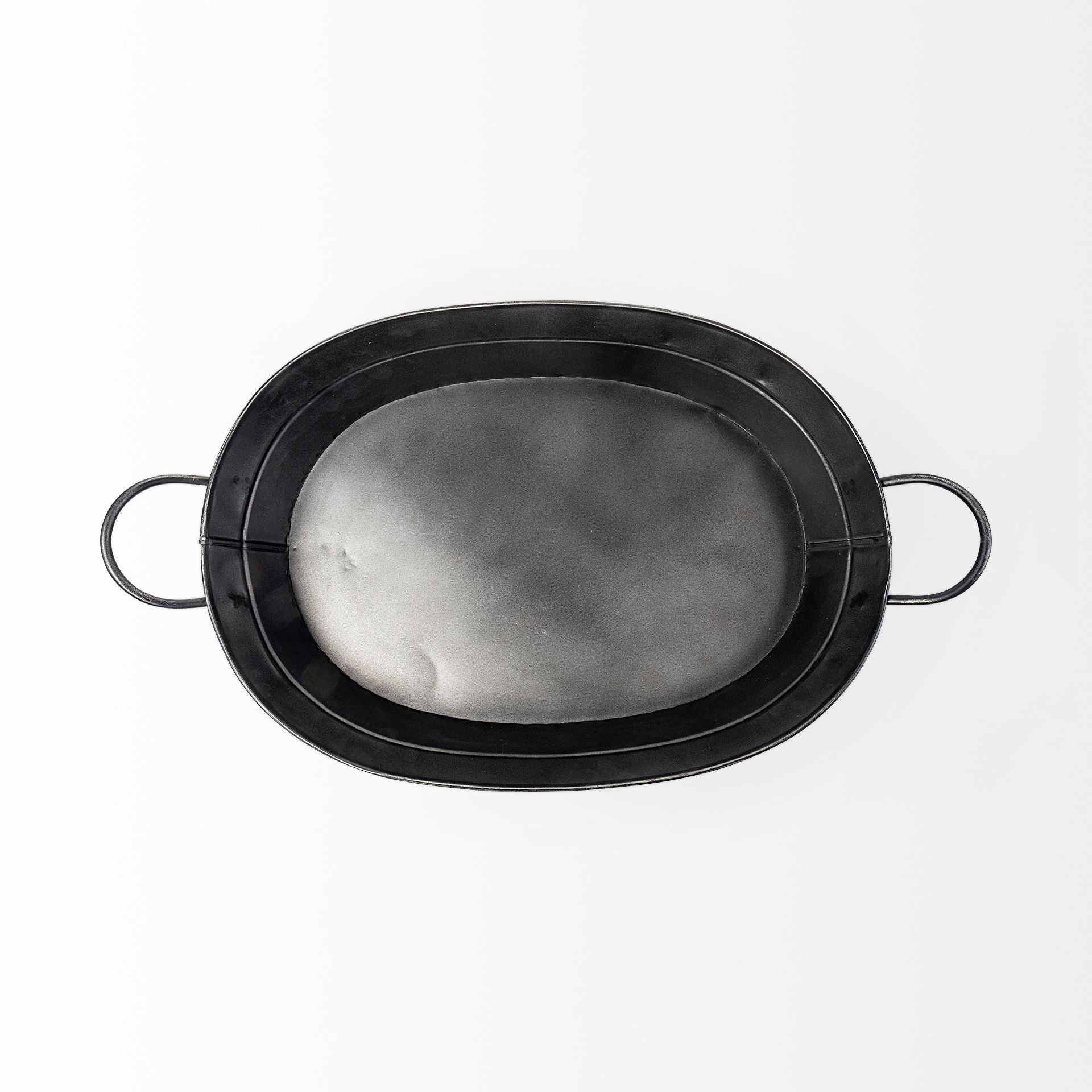 Mercana - Reno Basket in Black, Metal