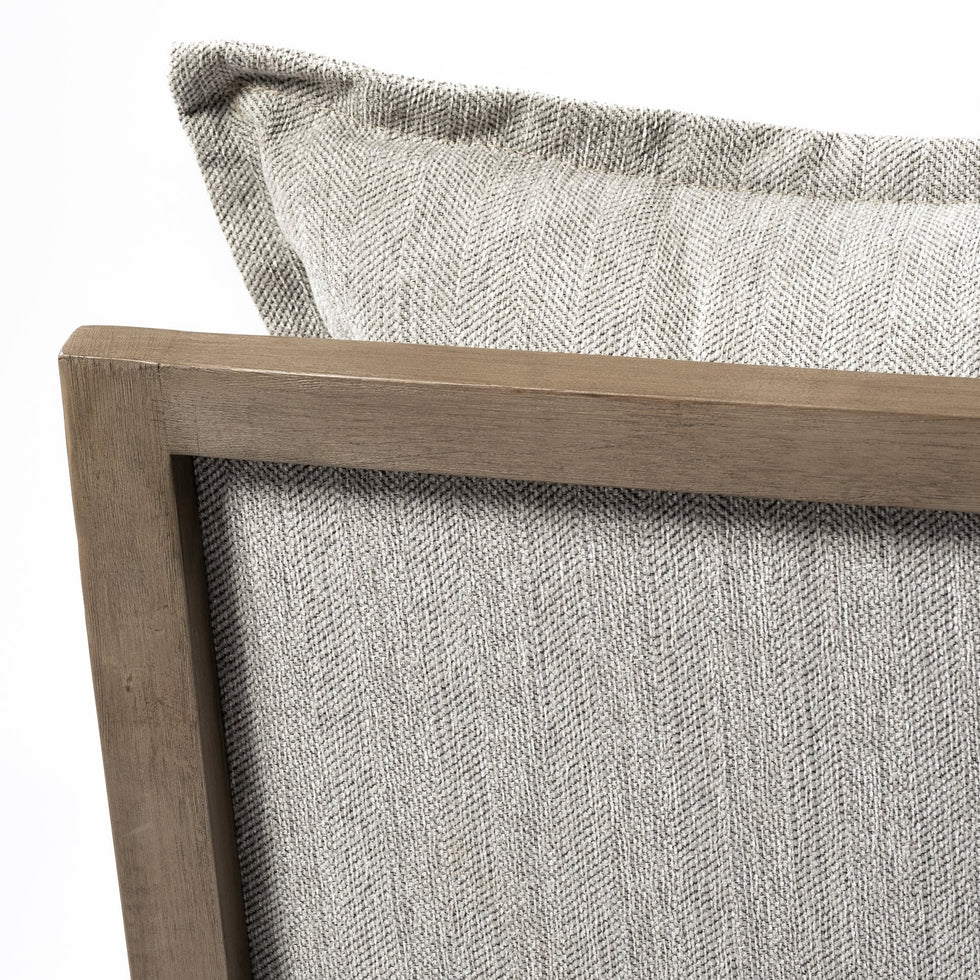 Mercana - Sherlock Accent Chair in Brown/Gray, Wood