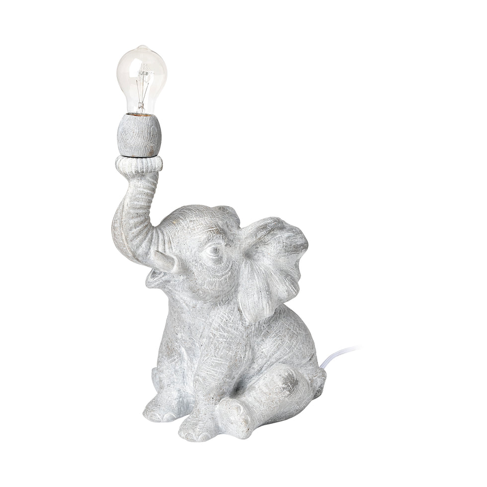 Mercana - Tantor Table Lamp in Gray, Resin