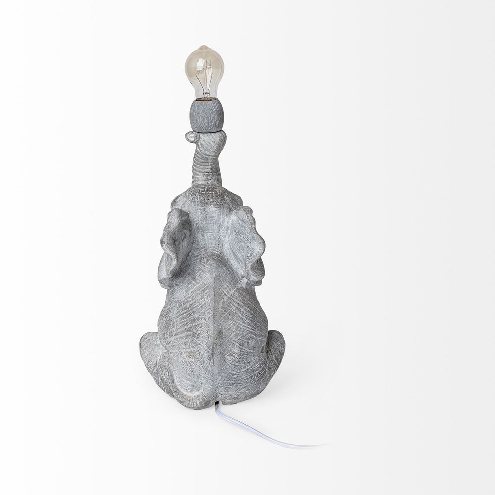 Mercana - Tantor Table Lamp in Gray, Resin