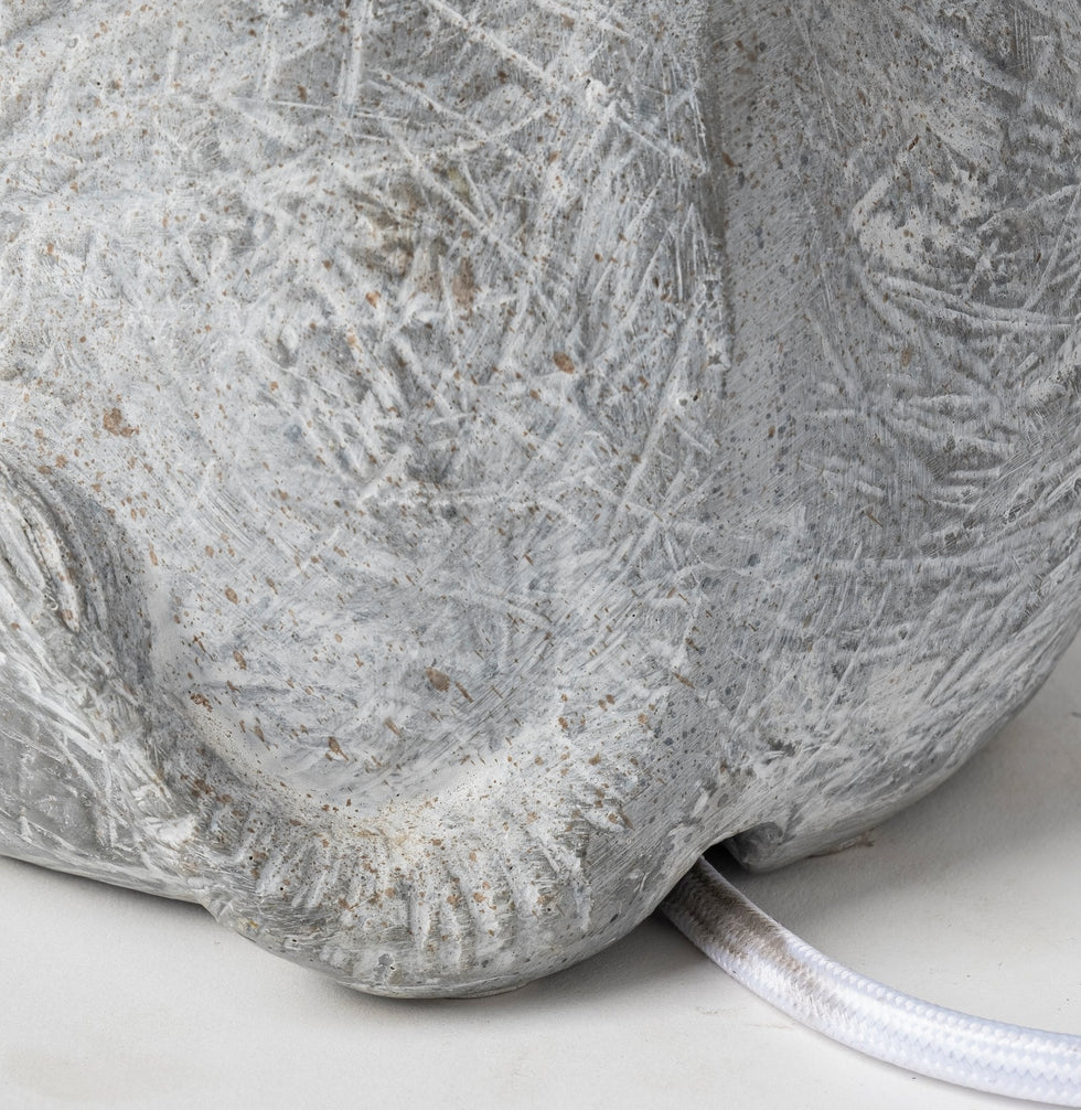 Mercana - Tantor Table Lamp in Gray, Resin