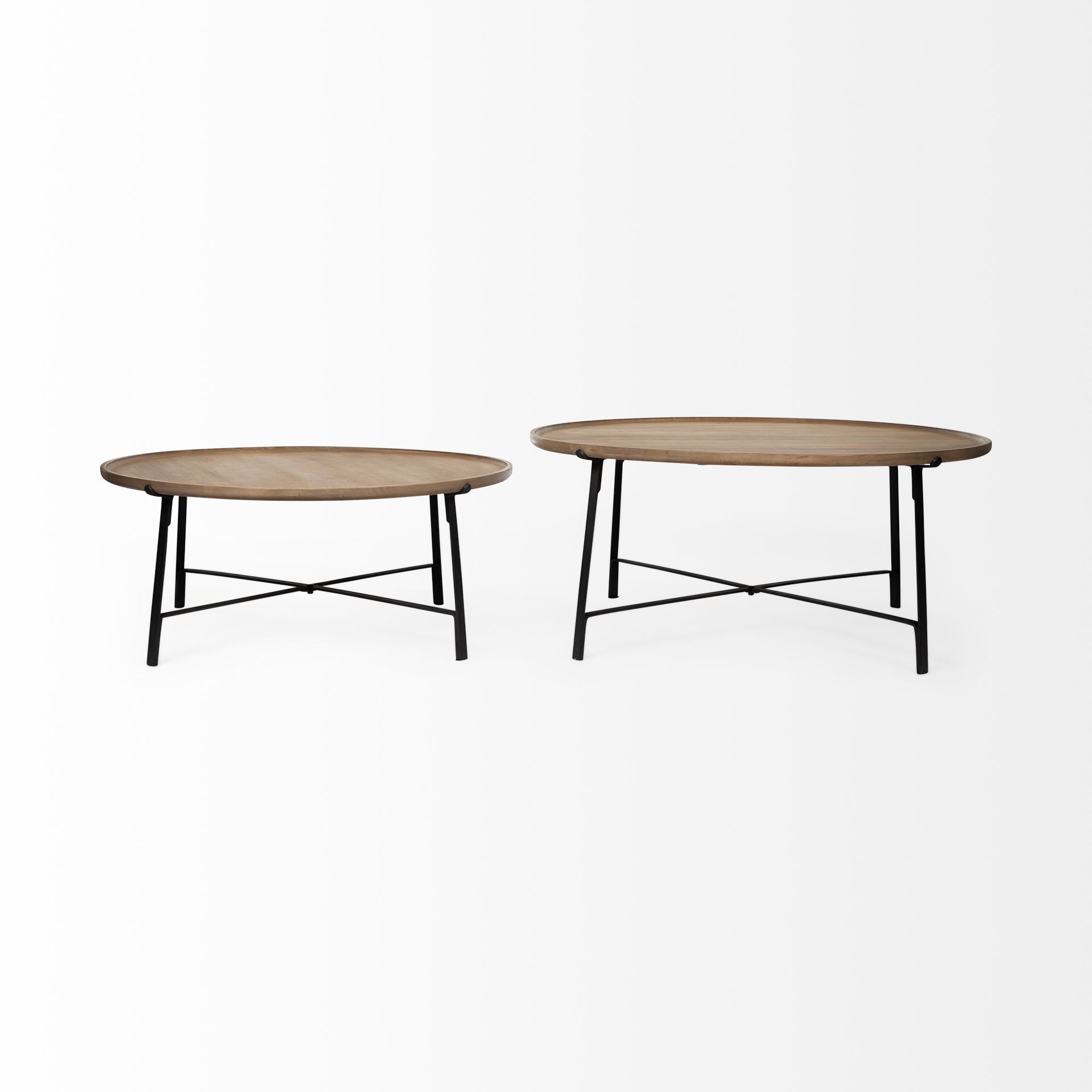 Mercana - Helios Coffee Table in Brown, Solid Wood