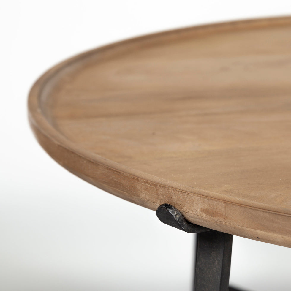Mercana - Helios Coffee Table in Brown, Solid Wood