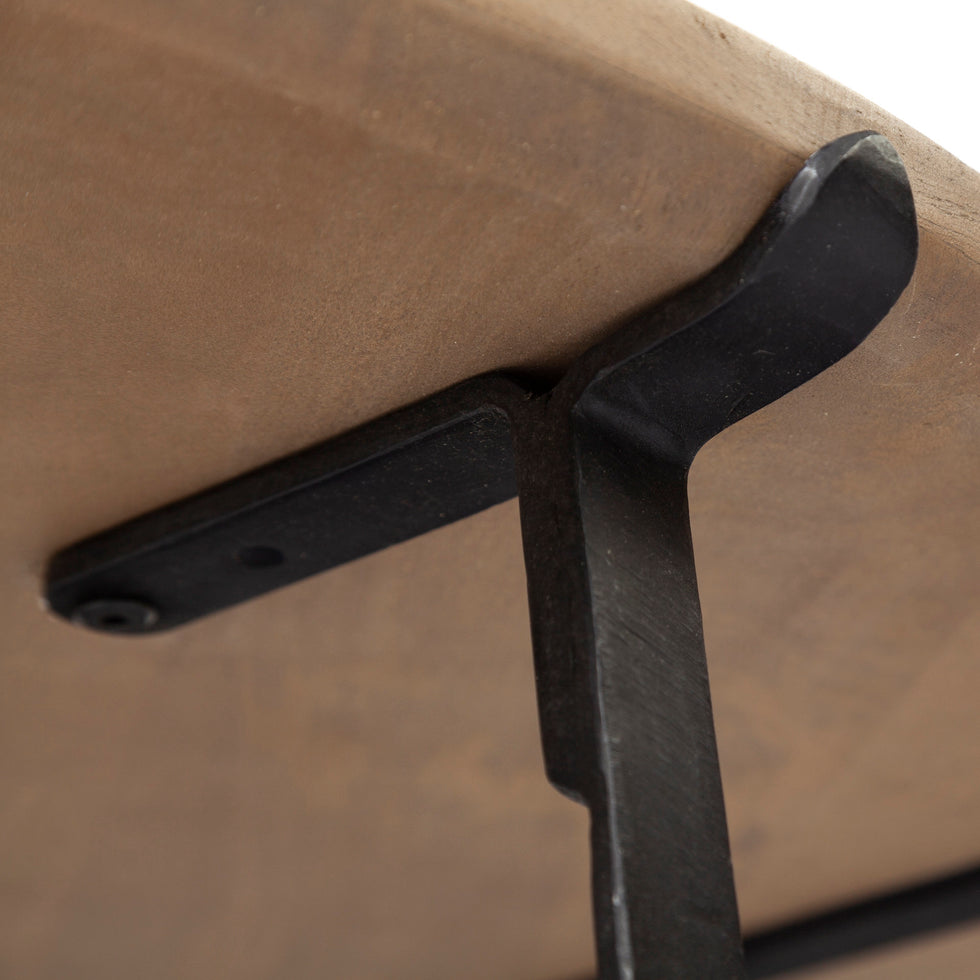 Mercana - Helios Coffee Table in Brown, Solid Wood