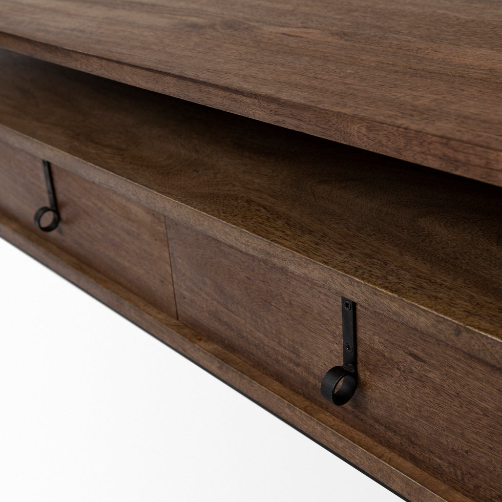 Mercana - Glenn Coffee Table in Brown, Solid Wood