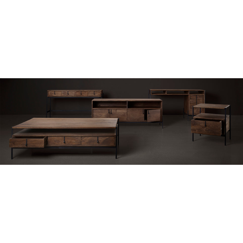 Mercana - Glenn Coffee Table in Brown, Solid Wood