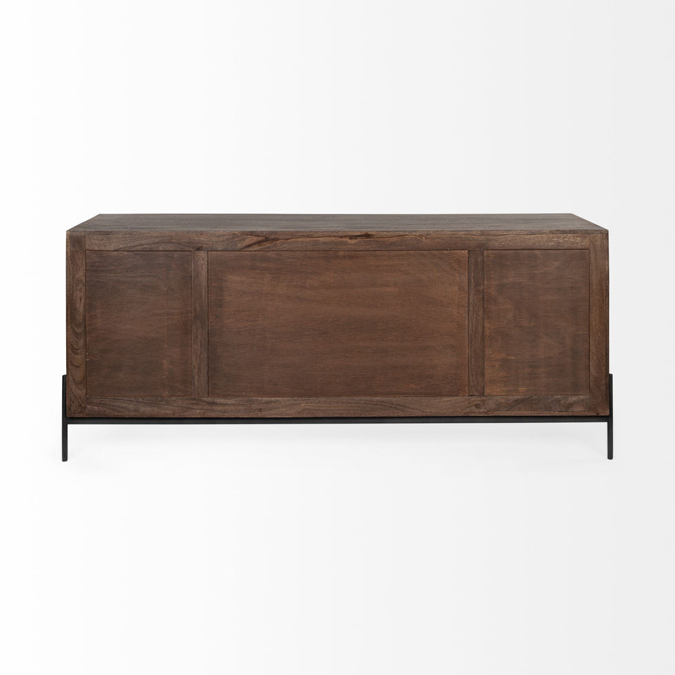 Mercana - Glenn Sideboard in Brown, Solid Wood