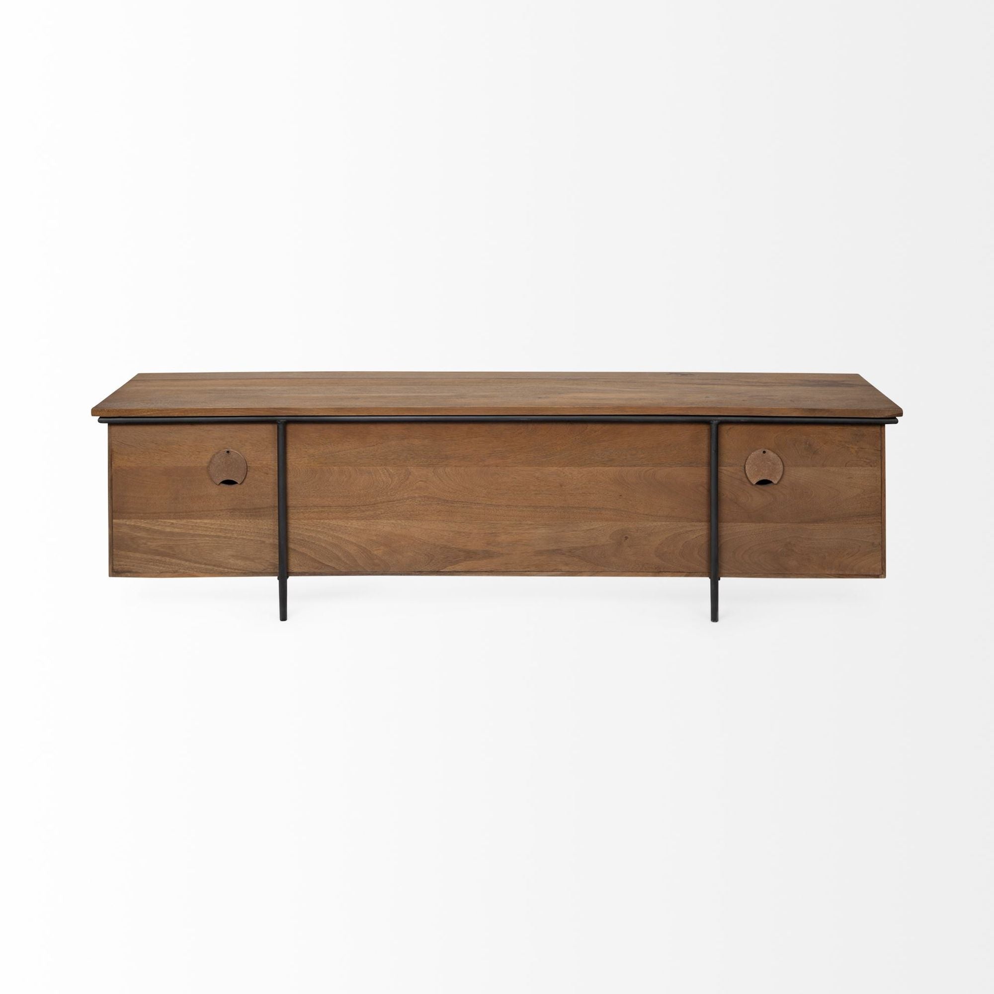 Mercana - Maddox Media Console in Brown, Wood