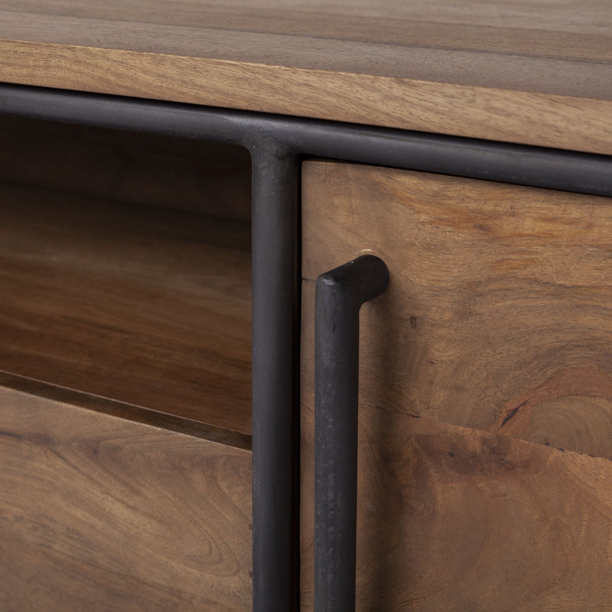 Mercana - Maddox Media Console in Brown, Wood