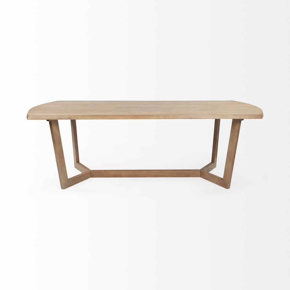 Mercana - Denver Dining Table in Brown, Solid Wood