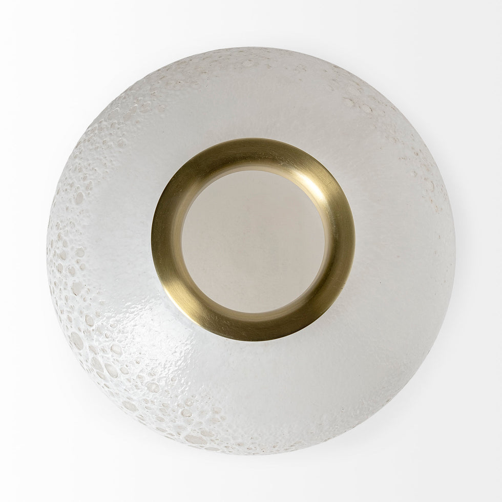 Mercana - Pearl Vase in White, Resin