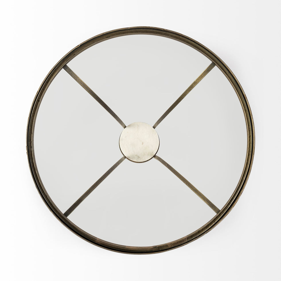 Mercana - Jacinta End Table in Clear, Metal