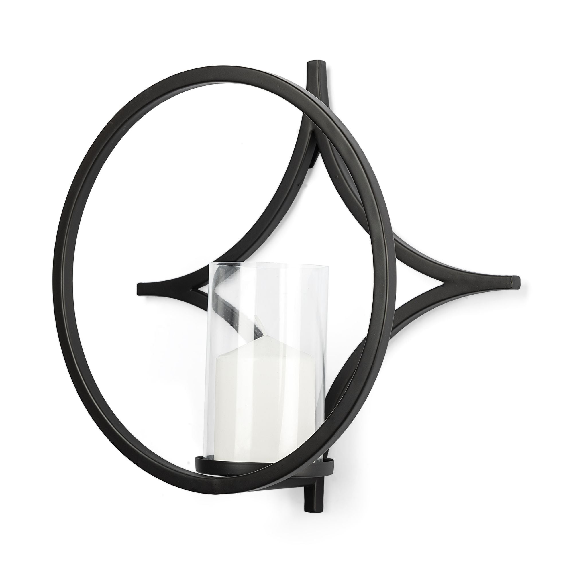 Mercana - Lyra Black Wall Candle Holder