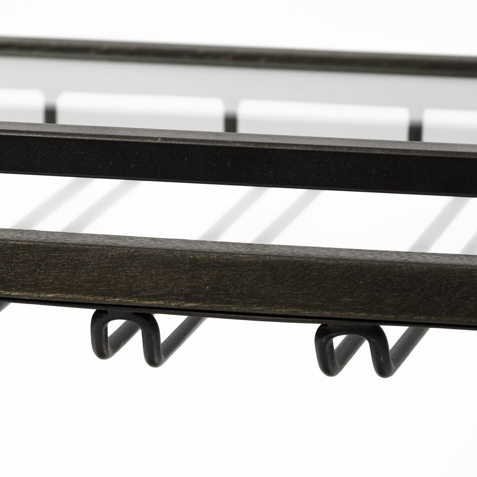 Mercana - Chriselle 2 Tier Bar Cart in Black