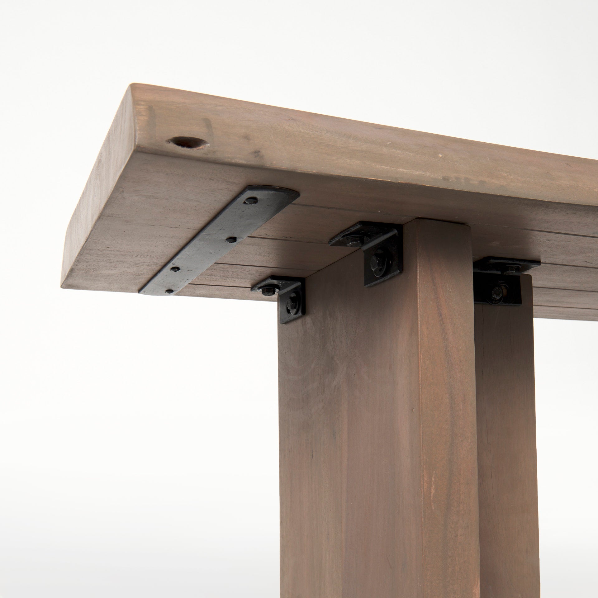 Mercana - Konstantin Bench in Brown, Solid Wood