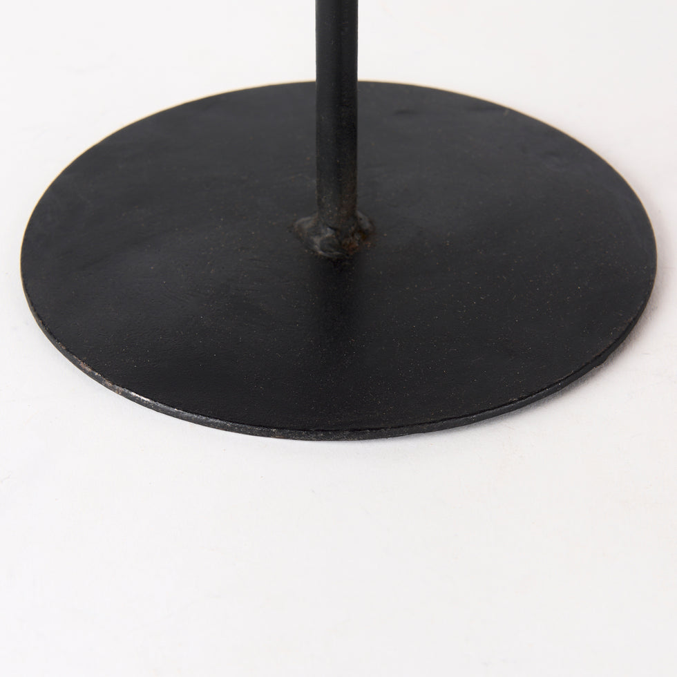 Mercana - Lorenz Display Stand in Black/Brown, Solid Wood