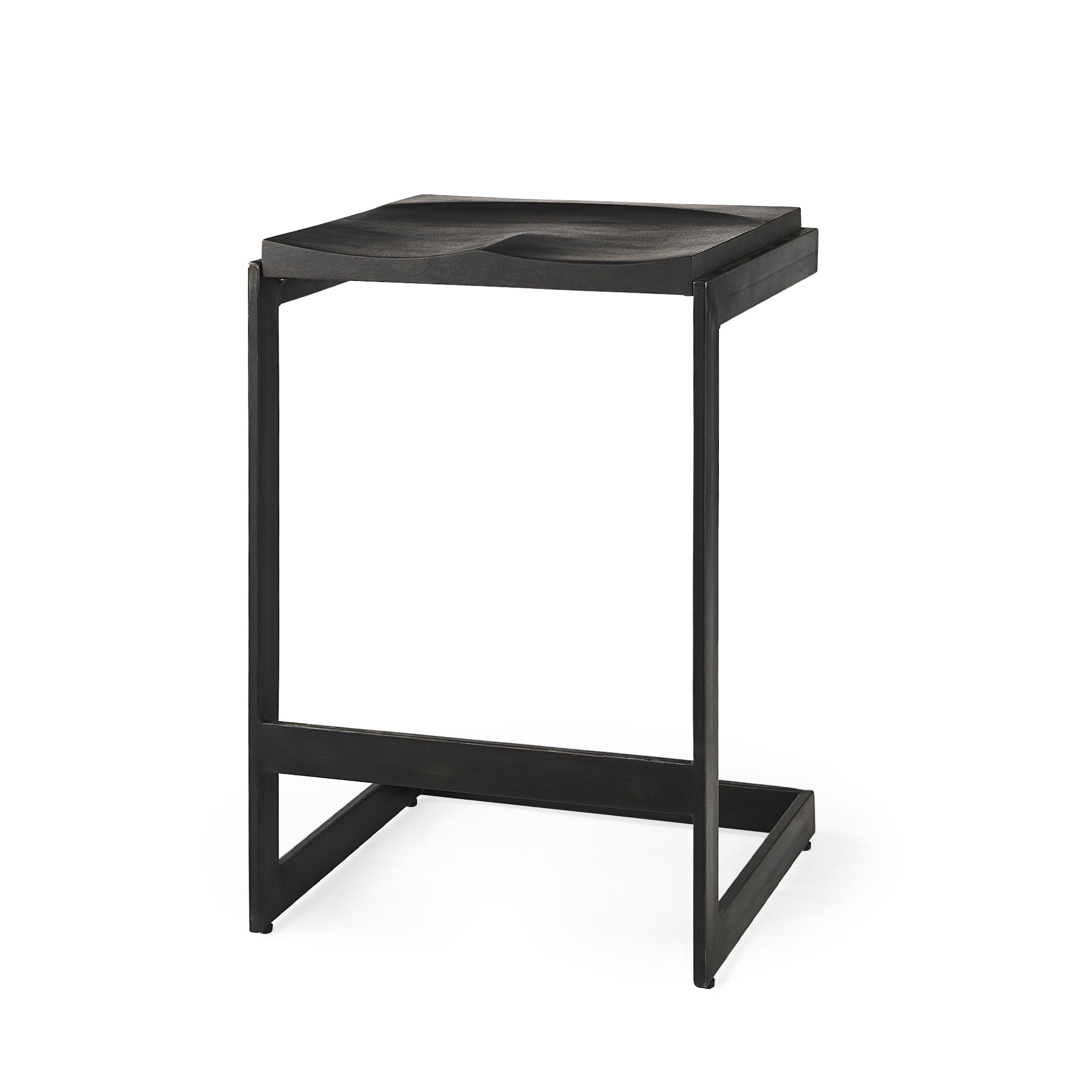 Mercana Kiran Wood Seat Bar/Counter Stool