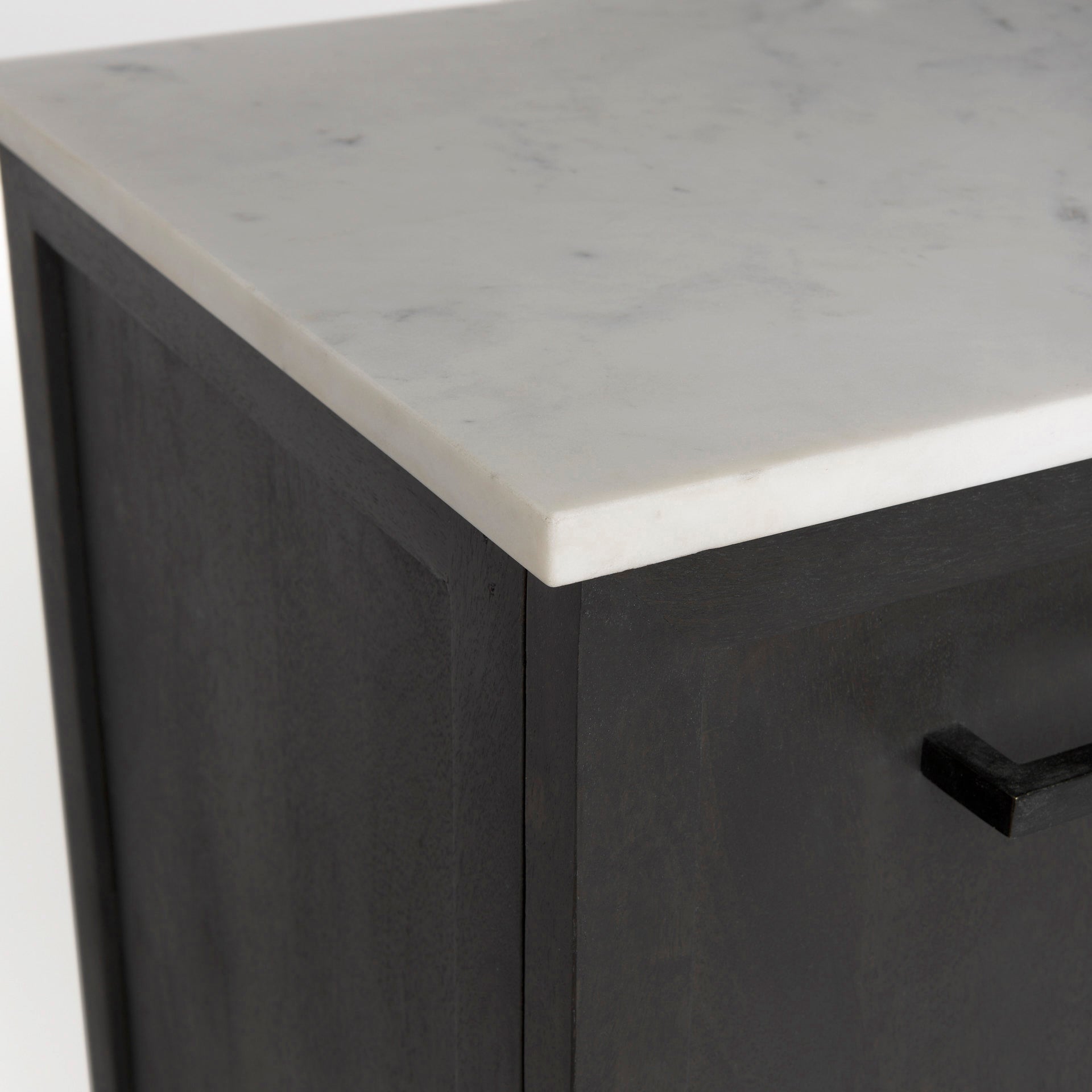 Mercana - Divina Sideboard in Black, Solid Wood