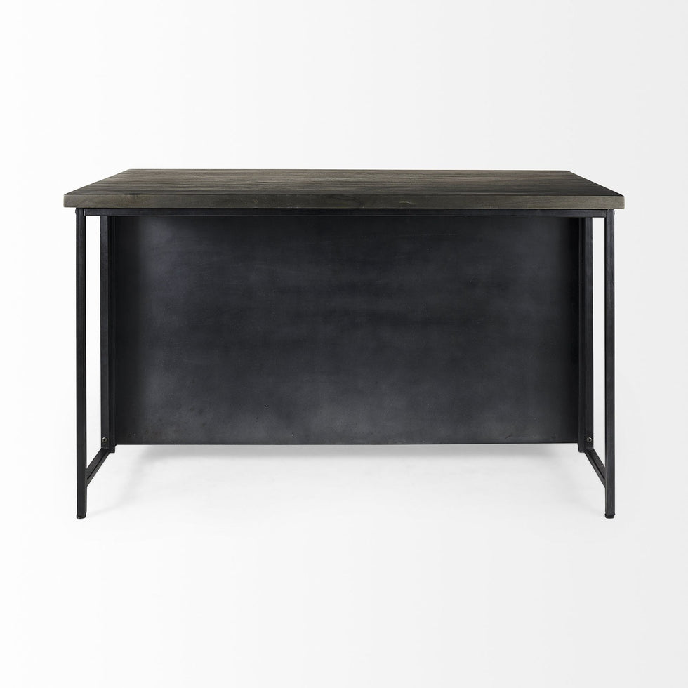 Mercana - Dimitra Kitchen Island with Glass Doors